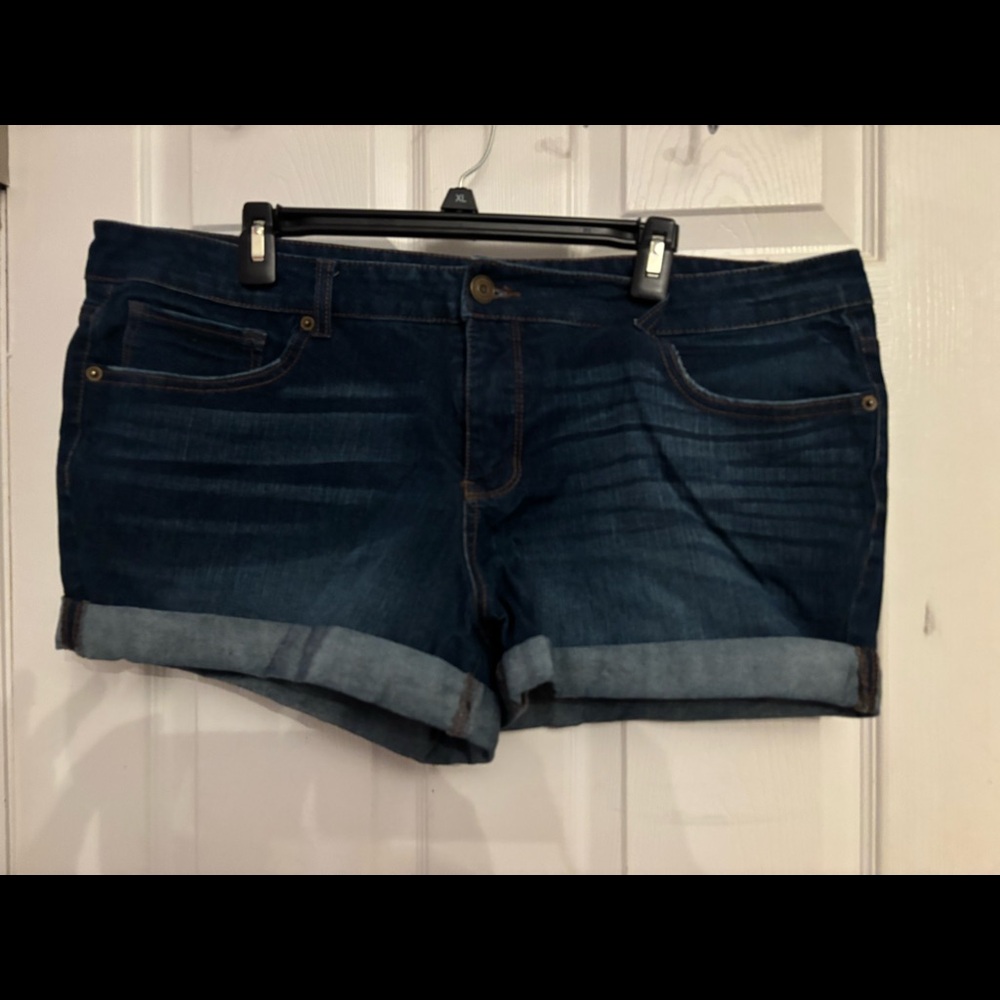 Time and Tru Jean shorts.